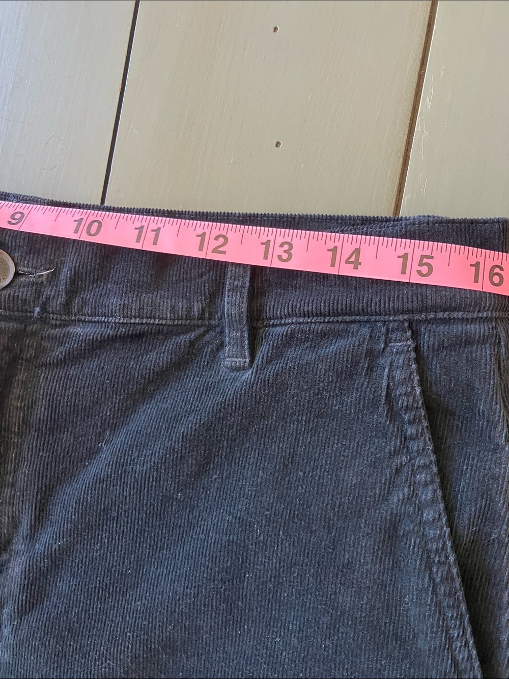 Nili Lotan Midnight Blue Corduroy Trousers Size 12 NWOT - Picture 11 of 11